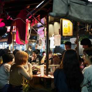 Street food stalls, Fukuoka 🇯🇵 2025